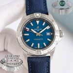 Breitling Avenger 42mm Seagull 2824 Movement Blue Face Fabric Band Watch